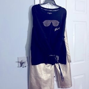 Karl Lagerfeld XL RUFFLE Sunglasses sweater!